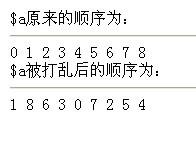 php获取随机数组列表的方法