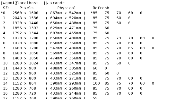 在Linux下更改桌面分辨率 脚本之家